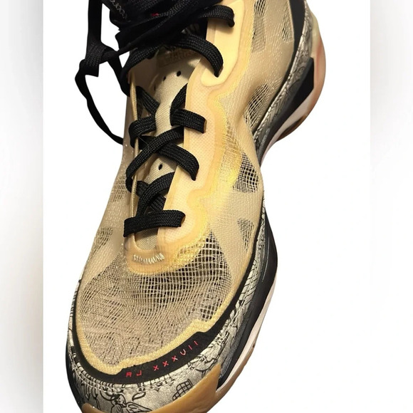 Nike Air Jordan XXXVII Jason Tatum Sneakers Men’s Size US 11 Beige/Black And Red main image 12